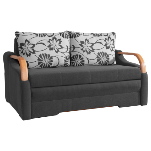 KANAPA Z FUNKCJĄ SPANIA SOFA LENA Meblar - SZARA TKANINA Z POJEMNIKIEM NA POŚCIEL ROZKŁADANA LUŹNE PODUSZKI DO SALONU KANAPA Z FUNKCJĄ SPANIA SOFA LENA Meblar - SZARA TKANINA Z POJEMNIKIEM NA POŚCIEL ROZKŁADANA LUŹNE PODUSZKI DO SALONU