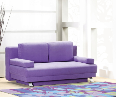 KANAPA Z FUNKCJĄ SPANIA SOFA TEAM (z automatem) Meblar - FIOLETOWA TAPICERKA TKANINA DO SALONU DO POKOJU KANAPA Z FUNKCJĄ SPANIA SOFA TEAM (z automatem) Meblar - FIOLETOWA TAPICERKA TKANINA DO SALONU DO POKOJU