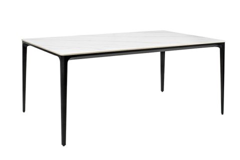 STÓŁ PROSTOKĄTNY SLIM 180 CERAMIKA EFEKT MARMURU biały King Home PODSTAWA ALUMINIUM CZARNA DO JADALNI KUCHNI LOKALU STÓŁ PROSTOKĄTNY SLIM 180 CERAMIKA EFEKT MARMURU biały King Home PODSTAWA ALUMINIUM CZARNA DO JADALNI KUCHNI LOKALU