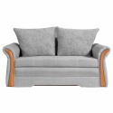 KANAPA ROZKŁADANA SOFA NATA Meblar - SZARA TAPICERKA TKANINA Z POJEMNIKIEM NA POŚCIEL LUŹNE PODUSZKI FUNKCJA SPANIA DO SALONU KANAPA ROZKŁADANA SOFA NATA Meblar - SZARA TAPICERKA TKANINA Z POJEMNIKIEM NA POŚCIEL LUŹNE PODUSZKI FUNKCJA SPANIA DO SALONU