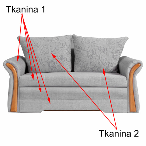 KANAPA ROZKŁADANA SOFA NATA Meblar - SZARA TAPICERKA TKANINA Z POJEMNIKIEM NA POŚCIEL LUŹNE PODUSZKI FUNKCJA SPANIA DO SALONU KANAPA ROZKŁADANA SOFA NATA Meblar - SZARA TAPICERKA TKANINA Z POJEMNIKIEM NA POŚCIEL LUŹNE PODUSZKI FUNKCJA SPANIA DO SALONU