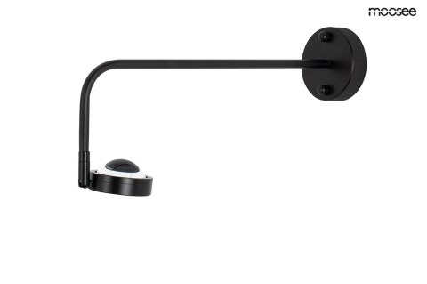 LAMPA ŚCIENNA KINKIET AXEL LED czarna STAL SZKŁO KLOSZ RUCHOMY 360 REGULACJA GÓRA DÓŁ Moosee MOOSEE LAMPA ŚCIENNA KINKIET AXEL LED czarna STAL SZKŁO KLOSZ RUCHOMY 360 REGULACJA GÓRA DÓŁ Moosee MOOSEE
