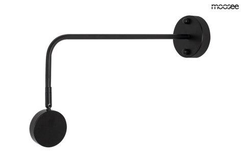 LAMPA ŚCIENNA KINKIET AXEL LED czarna STAL SZKŁO KLOSZ RUCHOMY 360 REGULACJA GÓRA DÓŁ Moosee MOOSEE LAMPA ŚCIENNA KINKIET AXEL LED czarna STAL SZKŁO KLOSZ RUCHOMY 360 REGULACJA GÓRA DÓŁ Moosee MOOSEE