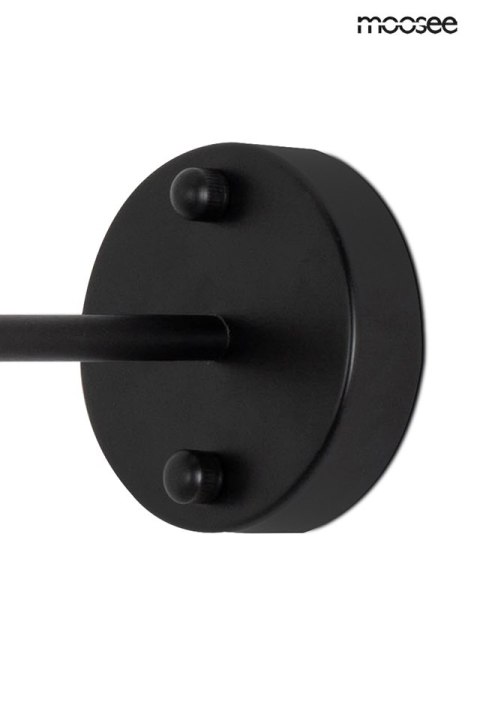 LAMPA ŚCIENNA KINKIET AXEL LED czarna STAL SZKŁO KLOSZ RUCHOMY 360 REGULACJA GÓRA DÓŁ Moosee MOOSEE LAMPA ŚCIENNA KINKIET AXEL LED czarna STAL SZKŁO KLOSZ RUCHOMY 360 REGULACJA GÓRA DÓŁ Moosee MOOSEE