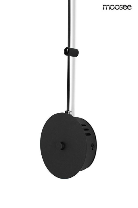 LAMPA ŚCIENNA KINKIET LED FLAT 3 CZARNA STAL OBROTOWE KLOSZE Moosee MOOSEE LAMPA ŚCIENNA KINKIET LED FLAT 3 CZARNA STAL OBROTOWE KLOSZE Moosee MOOSEE
