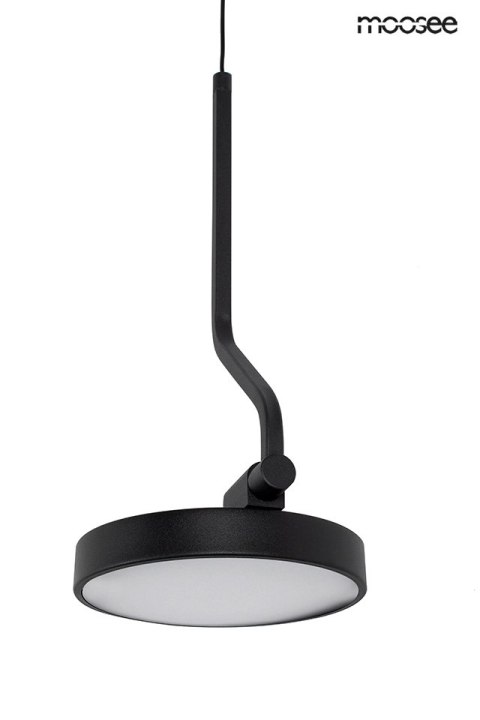 LAMPA ŚCIENNA KINKIET LED FLAT stal CZARNA OBROTOWY KLOSZ Moosee MOOSEE LAMPA ŚCIENNA KINKIET LED FLAT stal CZARNA OBROTOWY KLOSZ Moosee MOOSEE