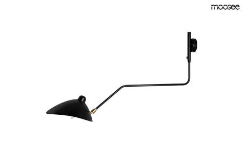 LAMPA ŚCIENNA KINKIET RAVEN CZARNA - aluminium, stal węglowa E14 WNĘTRZE KLOSZA BIAŁE Moosee MOOSEE LAMPA ŚCIENNA KINKIET RAVEN CZARNA - aluminium, stal węglowa E14 WNĘTRZE KLOSZA BIAŁE Moosee MOOSEE