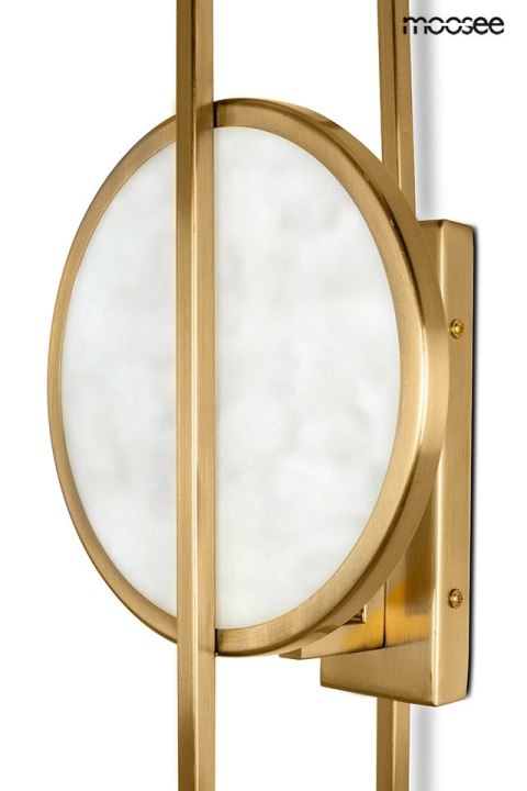 LAMPA ŚCIENNA KINKIET TROYA E14 szkło stal ZŁOTA Moosee MOOSEE LAMPA ŚCIENNA KINKIET TROYA E14 szkło stal ZŁOTA Moosee MOOSEE
