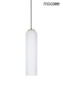 LAMPA WISZĄCA SLACK E27 KLOSZ SZKŁO biały stal ZŁOTA Moosee MOOSEE LAMPA WISZĄCA SLACK E27 KLOSZ SZKŁO biały stal ZŁOTA Moosee MOOSEE