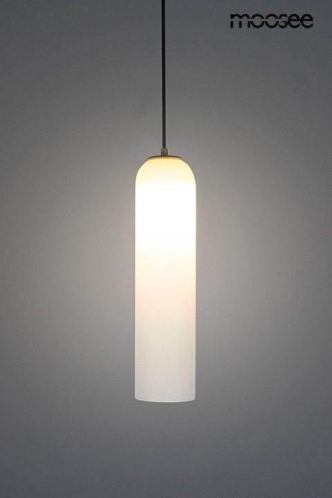 LAMPA WISZĄCA SLACK E27 KLOSZ SZKŁO biały stal ZŁOTA Moosee MOOSEE LAMPA WISZĄCA SLACK E27 KLOSZ SZKŁO biały stal ZŁOTA Moosee MOOSEE