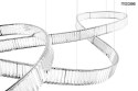 Moosee MOOSEE lampa wisząca WAVE 380 chrom Moosee MOOSEE lampa wisząca WAVE 380 chrom