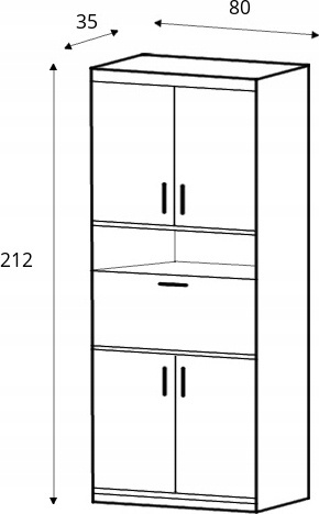 REGAŁ Z BARKIEM I PÓŁKĄ Meblar MEGA System ME7 - Dąb Sonoma PŁYTA LAMINOWANA DO POKOJU DO SALONU REGAŁ Z BARKIEM I PÓŁKĄ Meblar MEGA System ME7 - Dąb Sonoma PŁYTA LAMINOWANA DO POKOJU DO SALONU