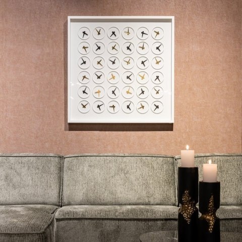 Richmond Interiors RICHMOND obraz TIME 90x90cm Richmond Interiors RICHMOND obraz TIME 90x90cm