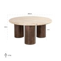 Richmond Interiors RICHMOND stolik kawowy DOUGLAS 90 Richmond Interiors RICHMOND stolik kawowy DOUGLAS 90