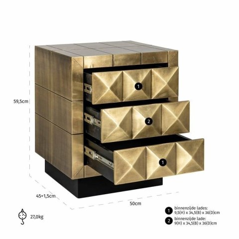 Richmond Interiors RICHMOND szafka nocna COLLADA Richmond Interiors RICHMOND szafka nocna COLLADA