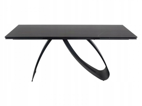 STÓŁ ROZKŁADANY PROSTOKĄTNY DIUNA CERAMIC CZARNY SAHARA NOIR / CZARNY MAT (160-240)X90 SIGNAL BLAT SZKŁO + CERAMIKA STELAŻ METAL STÓŁ ROZKŁADANY PROSTOKĄTNY DIUNA CERAMIC CZARNY SAHARA NOIR / CZARNY MAT (160-240)X90 SIGNAL BLAT SZKŁO + CERAMIKA STELAŻ METAL