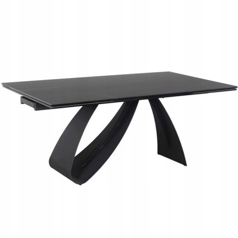 STÓŁ ROZKŁADANY PROSTOKĄTNY DIUNA CERAMIC CZARNY SAHARA NOIR / CZARNY MAT (160-240)X90 SIGNAL BLAT SZKŁO + CERAMIKA STELAŻ METAL STÓŁ ROZKŁADANY PROSTOKĄTNY DIUNA CERAMIC CZARNY SAHARA NOIR / CZARNY MAT (160-240)X90 SIGNAL BLAT SZKŁO + CERAMIKA STELAŻ METAL