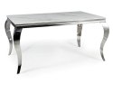 STÓŁ PROSTOKĄTNY PRINCE CERAMIC BIAŁY CALACATTA/CHROM SIGNAL 150X90 BLAT CERAMIKA PODSTAWA STAL NIERDZEWNA DO SALONU JADALNI STÓŁ PROSTOKĄTNY PRINCE CERAMIC BIAŁY CALACATTA/CHROM SIGNAL 150X90 BLAT CERAMIKA PODSTAWA STAL NIERDZEWNA DO SALONU JADALNI