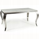 STÓŁ PROSTOKĄTNY PRINCE CERAMIC BIAŁY CALACATTA/CHROM SIGNAL 150X90 BLAT CERAMIKA PODSTAWA STAL NIERDZEWNA DO SALONU JADALNI STÓŁ PROSTOKĄTNY PRINCE CERAMIC BIAŁY CALACATTA/CHROM SIGNAL 150X90 BLAT CERAMIKA PODSTAWA STAL NIERDZEWNA DO SALONU JADALNI