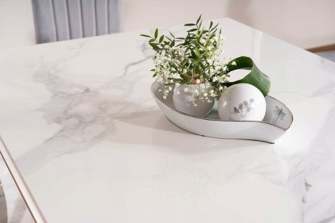 STÓŁ PROSTOKĄTNY PRINCE CERAMIC BIAŁY CALACATTA/CHROM SIGNAL 150X90 BLAT CERAMIKA PODSTAWA STAL NIERDZEWNA DO SALONU JADALNI STÓŁ PROSTOKĄTNY PRINCE CERAMIC BIAŁY CALACATTA/CHROM SIGNAL 150X90 BLAT CERAMIKA PODSTAWA STAL NIERDZEWNA DO SALONU JADALNI