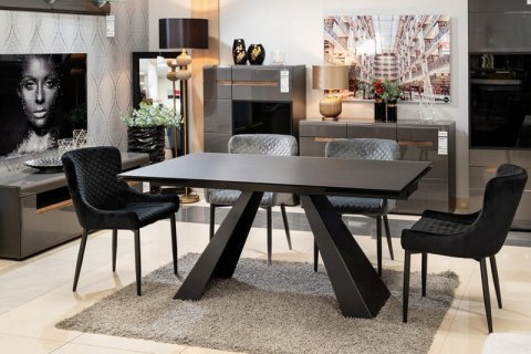 STÓŁ SALVADORE CERAMIC CZARNY SAHARA NOIR/CZARNY MAT (160-240)X90 SIGNAL BLAT CERAMIKA WŁOSKA + SZKŁO HARTOWANE STELAŻ METAL STÓŁ SALVADORE CERAMIC CZARNY SAHARA NOIR/CZARNY MAT (160-240)X90 SIGNAL BLAT CERAMIKA WŁOSKA + SZKŁO HARTOWANE STELAŻ METAL