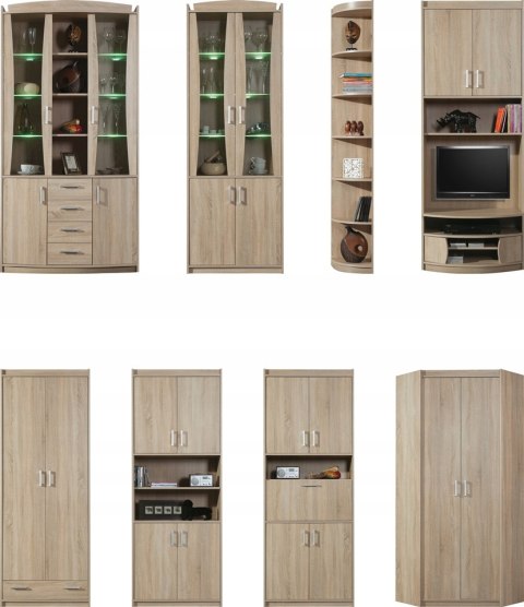 SZAFA DWUDRZWIOWA NA UBRANIA Z SZUFLADĄ MEGA System ME4 Meblar - Dąb Trufla PŁYTA LAMINOWANA DO SYPIALNI POKOJU SZAFA DWUDRZWIOWA NA UBRANIA Z SZUFLADĄ MEGA System ME4 Meblar - Dąb Trufla PŁYTA LAMINOWANA DO SYPIALNI POKOJU