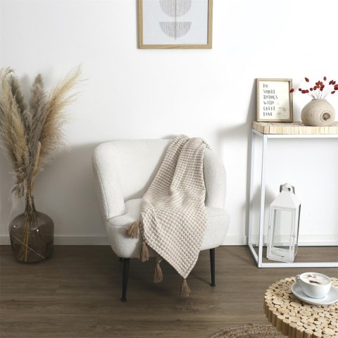 Intesi Koc/ Pled Honeycomb beżowy120x150cm Intesi Koc/ Pled Honeycomb beżowy120x150cm