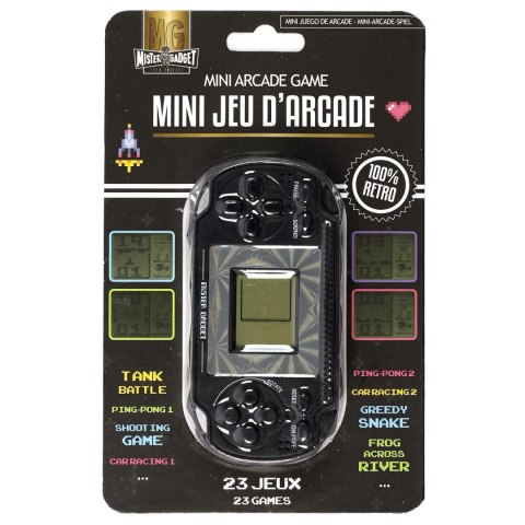 KONSOLA z mini grami CZARNA 23 GRY Intesi RETRO KONSOLA z mini grami CZARNA 23 GRY Intesi RETRO