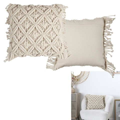 Intesi Poduszka Macrame 40x40 cm beżowa Intesi Poduszka Macrame 40x40 cm beżowa