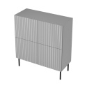 KOMODA ASENSIO KM-2 jasny popiel, nogi: metalowe czarne HALMAR PŁYTA LAMINOWANA DO POKOJU DO SALONU SYPIALNI KOMODA ASENSIO KM-2 jasny popiel, nogi: metalowe czarne HALMAR PŁYTA LAMINOWANA DO POKOJU DO SALONU SYPIALNI