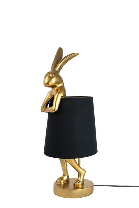 Kare Design KARE lampa stołowa RABBIT 50 cm złota / czarna Kare Design KARE lampa stołowa RABBIT 50 cm złota / czarna