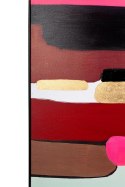 Kare Design KARE obraz ABSTRACT SHAPES PINK 73x143 cm Kare Design KARE obraz ABSTRACT SHAPES PINK 73x143 cm