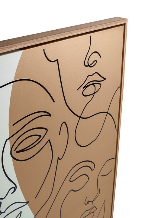 Kare Design KARE obraz FACCIA ARTE TRI COLORE 90x120 cm Kare Design KARE obraz FACCIA ARTE TRI COLORE 90x120 cm