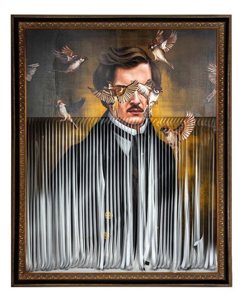 Kare Design KARE obraz GENTLEMAN CUTS 130x163 cm Kare Design KARE obraz GENTLEMAN CUTS 130x163 cm