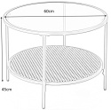 ŁAWA OKRĄGŁA fi 60 DAKOTA szkło dymiony / rattan syntetyczny naturalny HALMAR PODSTAWA STAL MALOWANA PROSZKOWO CZARNA ŁAWA OKRĄGŁA fi 60 DAKOTA szkło dymiony / rattan syntetyczny naturalny HALMAR PODSTAWA STAL MALOWANA PROSZKOWO CZARNA