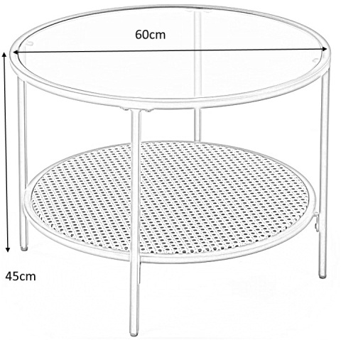 ŁAWA OKRĄGŁA fi 60 DAKOTA szkło dymiony / rattan syntetyczny naturalny HALMAR PODSTAWA STAL MALOWANA PROSZKOWO CZARNA ŁAWA OKRĄGŁA fi 60 DAKOTA szkło dymiony / rattan syntetyczny naturalny HALMAR PODSTAWA STAL MALOWANA PROSZKOWO CZARNA