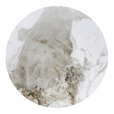 ŁAWA STOLIK GENESIS_S OKRĄGŁY BLAT CERAMIKA biały marmur PODSTAWA stal malowana orzechowy / złoty HALMAR ŁAWA STOLIK GENESIS_S OKRĄGŁY BLAT CERAMIKA biały marmur PODSTAWA stal malowana orzechowy / złoty HALMAR