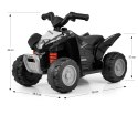 Milly Mally Milly Mally Pojazd na akumulator Quad HONDA ATV Black Milly Mally Milly Mally Pojazd na akumulator Quad HONDA ATV Black
