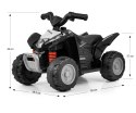 Milly Mally Milly Mally Pojazd na akumulator Quad HONDA ATV Black