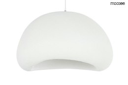 LAMPA WISZĄCA NEST 50 BIAŁA - ŻYWICA Moosee MOOSEE INSPIROWANA OBŁOKIEM KULISTYM STRUKTURĄ PRZYPOMINA KAMIEŃ