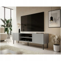 STOLIK SZAFKA RTV ASENSIO RTV-1 180 cm jasny popiel PŁYTA LAMINOWANA nogi: czarne metalowe HALMAR DO SALONU STOLIK SZAFKA RTV ASENSIO RTV-1 180 cm jasny popiel PŁYTA LAMINOWANA nogi: czarne metalowe HALMAR DO SALONU