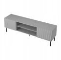 STOLIK SZAFKA RTV ASENSIO RTV-1 180 cm jasny popiel PŁYTA LAMINOWANA nogi: czarne metalowe HALMAR DO SALONU STOLIK SZAFKA RTV ASENSIO RTV-1 180 cm jasny popiel PŁYTA LAMINOWANA nogi: czarne metalowe HALMAR DO SALONU