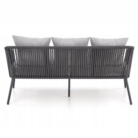 ZESTAW OGRODOWY ROCCA ( sofa + fotel 2x + ława ), ciemny popiel / jasny popiel HALMAR ZESTAW OGRODOWY ROCCA ( sofa + fotel 2x + ława ), ciemny popiel / jasny popiel HALMAR