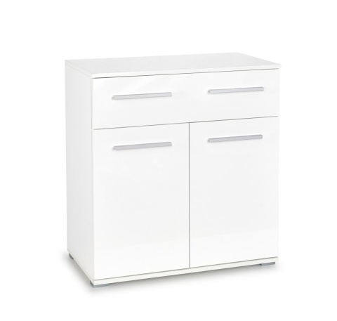 KOMODA Z SZUFLADĄ BIAŁA LIMA KM-1 Halmar PŁYTA LAMINOWANA OBRZEŻA ABS DO SALONU SYPIALNI POKOJU KOMODA Z SZUFLADĄ BIAŁA LIMA KM-1 Halmar PŁYTA LAMINOWANA OBRZEŻA ABS DO SALONU SYPIALNI POKOJU
