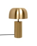 LAMPA STOŁOWA BIURKOWA NOCNA LOUNGY 38 cm ZŁOTA METAL POKRYTY MOSIĄDZEM E14 Kare Design KARE