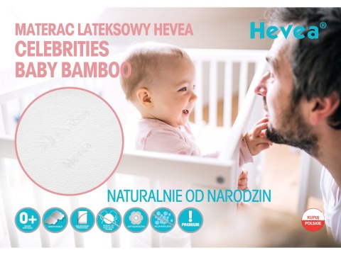 Materac lateksowy Hevea Celebrities Baby 140x70 (Medica) Materac lateksowy Hevea Celebrities Baby 140x70 (Medica)