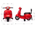 Milly Mally Milly Mally Pojazd na akumulator Mini Vespa GTS Red