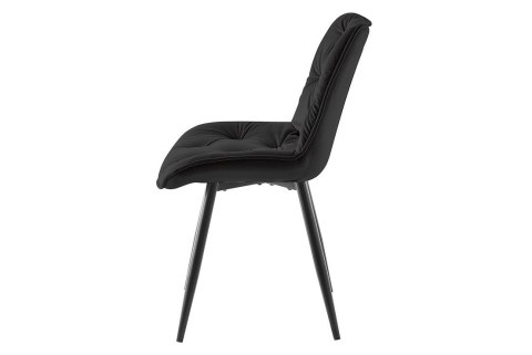 SIGNAL KRZESŁO CHERRY II VELVET CZARNY STELAŻ/CZARNY BLUVEL 19 SIGNAL KRZESŁO CHERRY II VELVET CZARNY STELAŻ/CZARNY BLUVEL 19