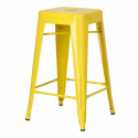 HOKER STOŁEK BAROWY Paris 66 cm D2.DESIGN ŻÓŁTY inspirowany Tolix METALOWY Z PODPÓRKĄ NA NOGI można sztaplować DO KUCHNI BARU HOKER STOŁEK BAROWY Paris 66 cm D2.DESIGN ŻÓŁTY inspirowany Tolix METALOWY Z PODPÓRKĄ NA NOGI można sztaplować DO KUCHNI BARU