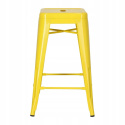 HOKER STOŁEK BAROWY Paris 66 cm D2.DESIGN ŻÓŁTY inspirowany Tolix METALOWY Z PODPÓRKĄ NA NOGI można sztaplować DO KUCHNI BARU HOKER STOŁEK BAROWY Paris 66 cm D2.DESIGN ŻÓŁTY inspirowany Tolix METALOWY Z PODPÓRKĄ NA NOGI można sztaplować DO KUCHNI BARU